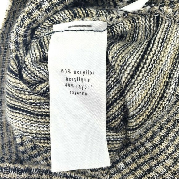 Maurices Round Neck Knit Stripe Tunic Sweater Sz M - Picture 6 of 7